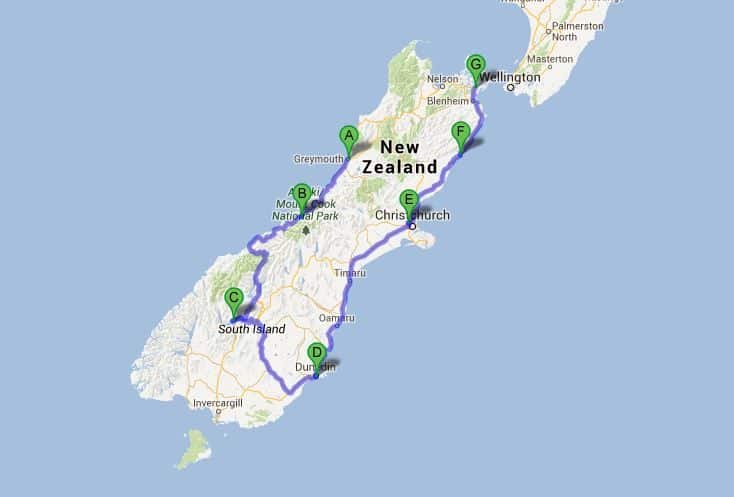 Road trip, NZ Sydøen