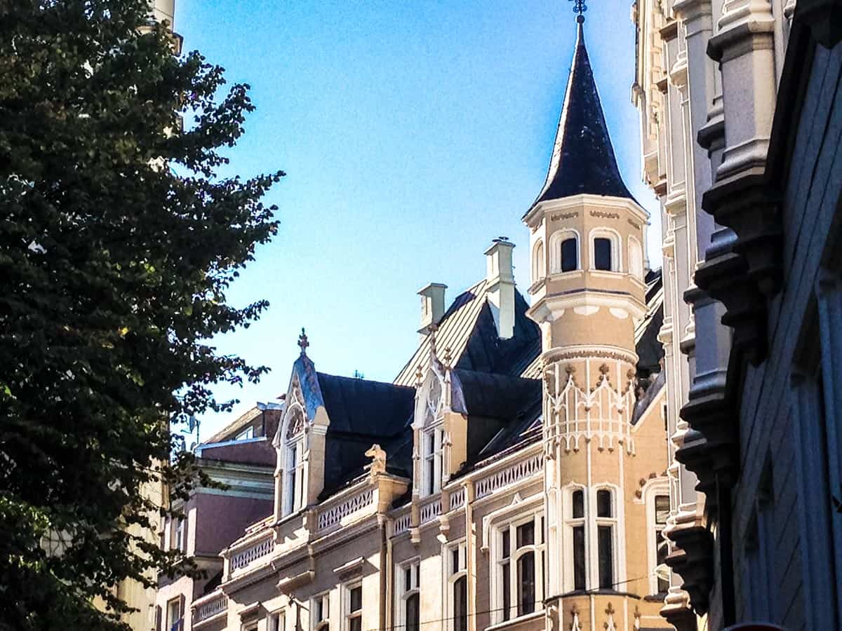 Smukke bygninger i Riga, Letland