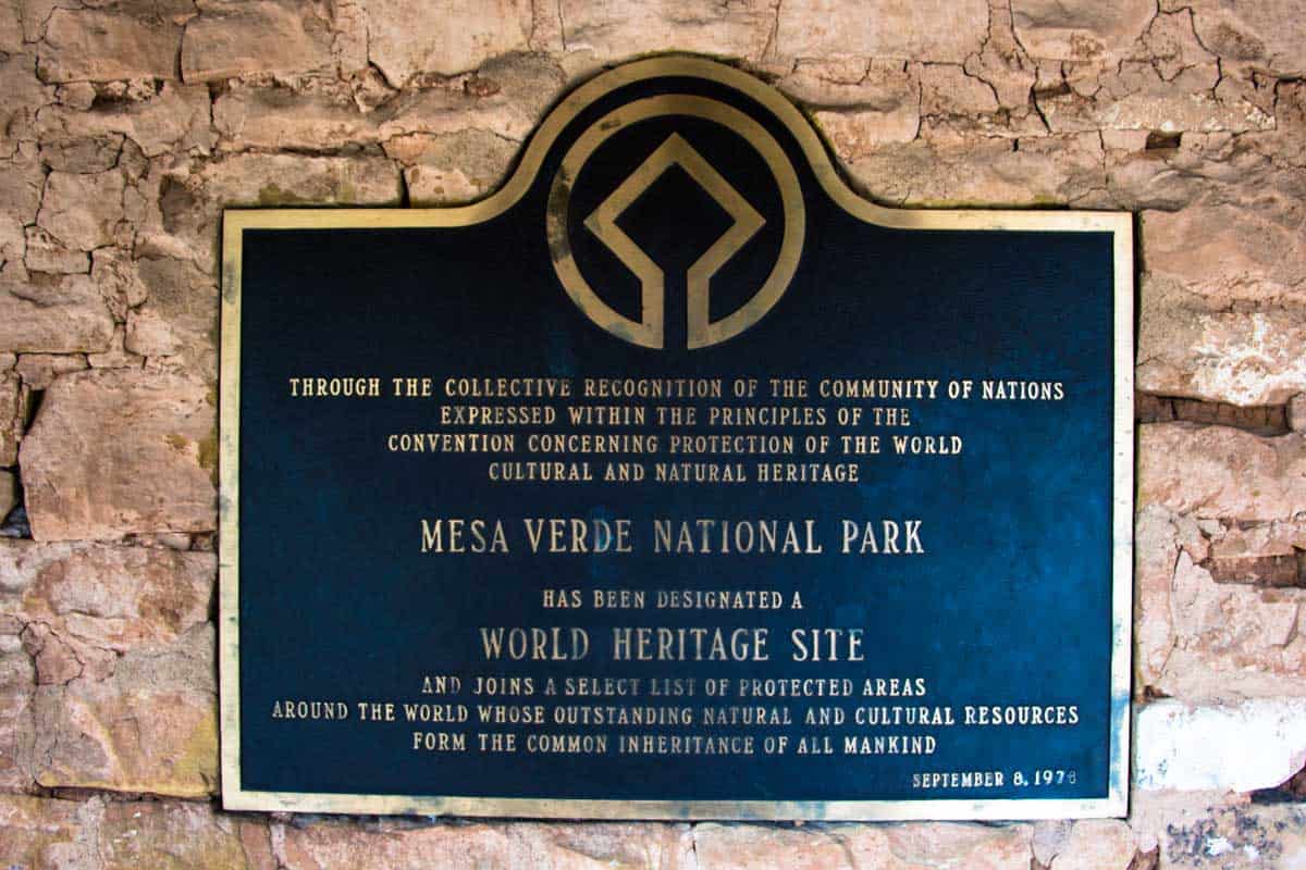 Mesa Verde National Park med de gamle indianske klippehuler – Colorado, USA
