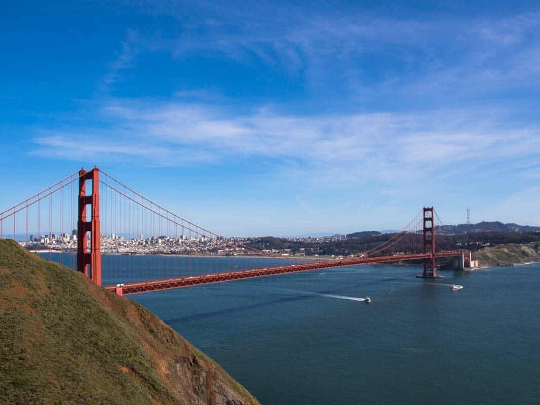 Golden Gate Bridge den ikoniske røde bro - San Francisco, USA