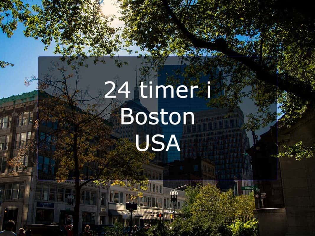 24 timer i Boston – Massachusetts, USA