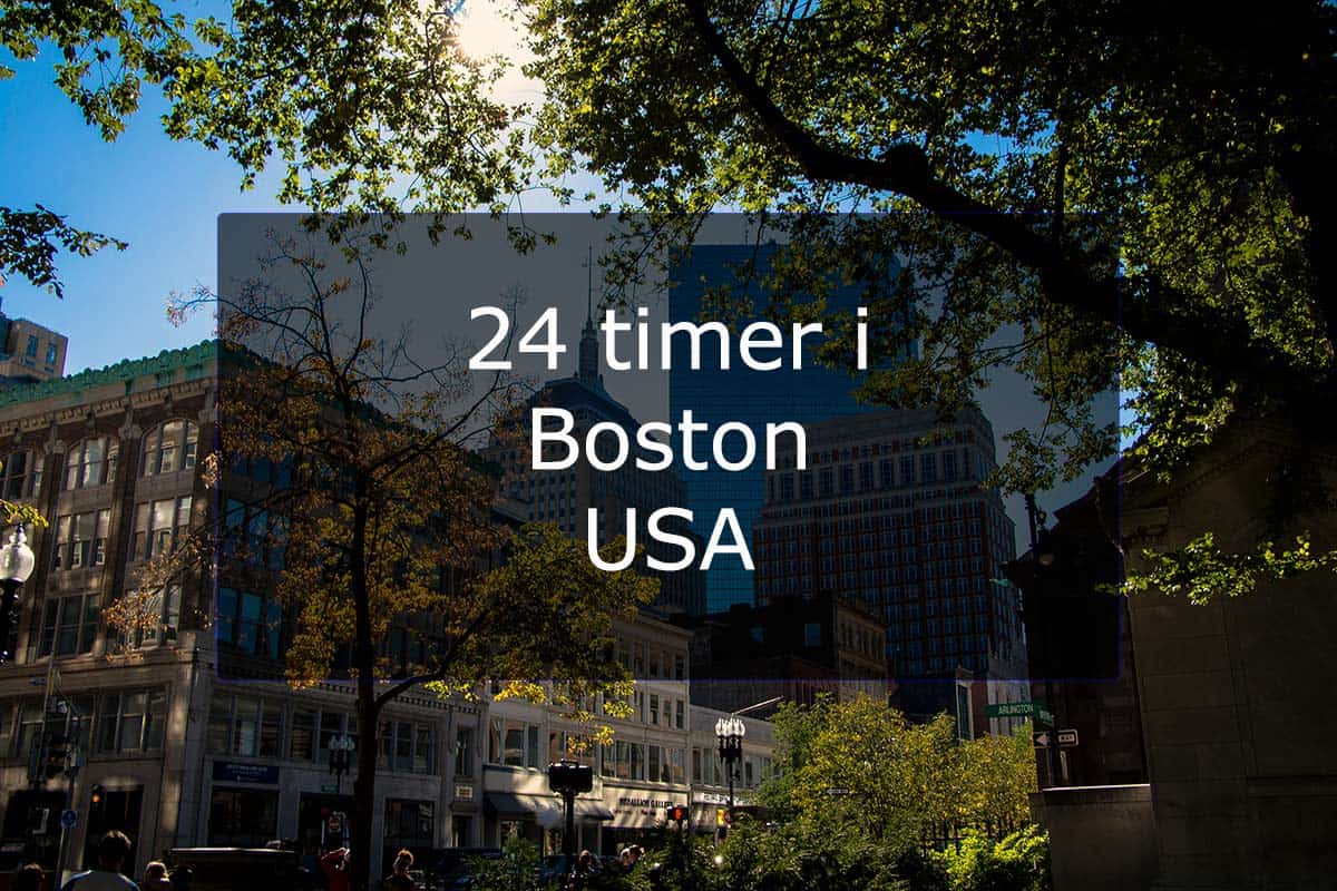 24 timer i Boston – Massachusetts, USA