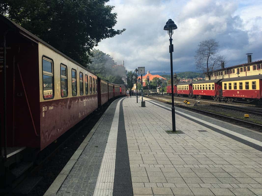 Damplokomotiv gennem Harzen – Tyskland