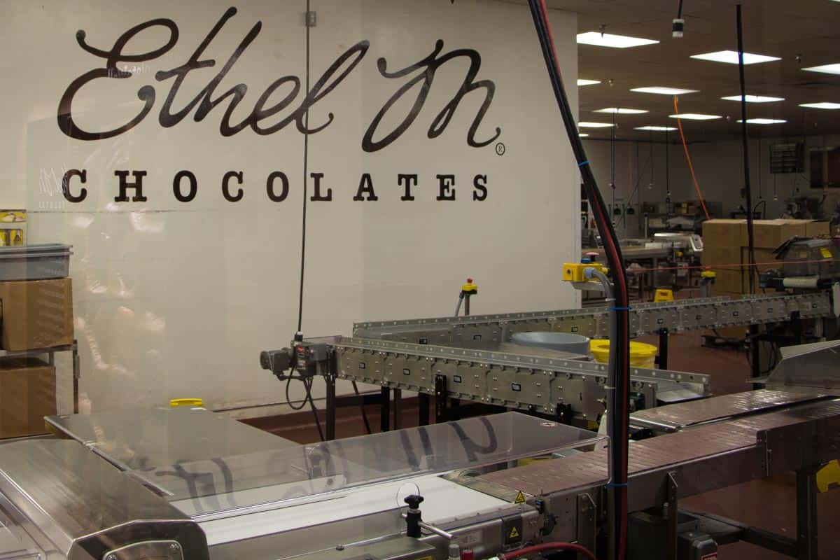 Chokoladefabrik omgivet af botanisk kaktushave – Las Vegas, USA