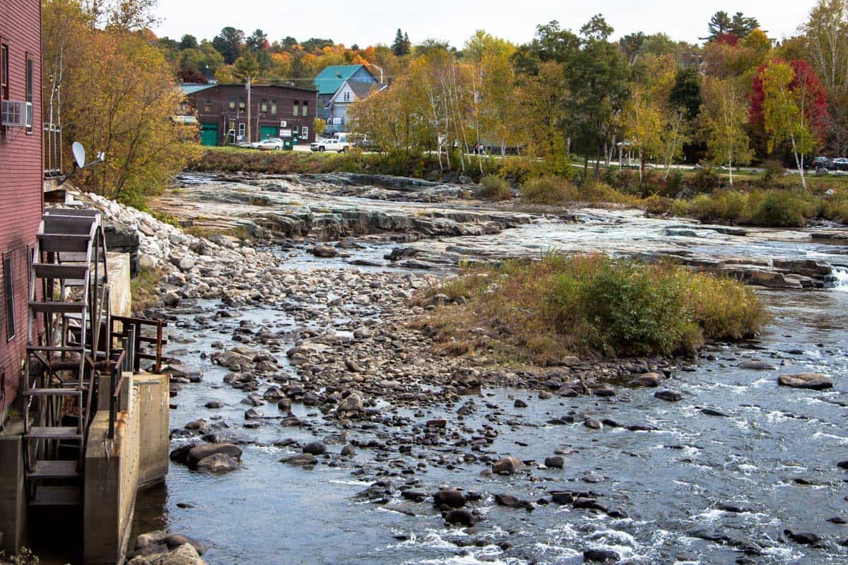 Littleton byen med verdens længste slikreol - New Hampshire, USA