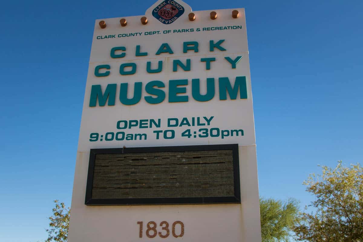 Frilandsmuseet Clark County Museum - Las Vegas, USA