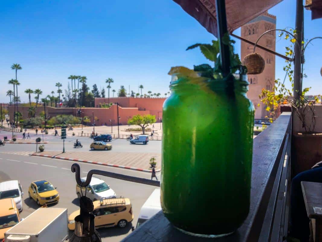 Anmeldelse af Cafe Kif Kif - Marrakech, Marokko
