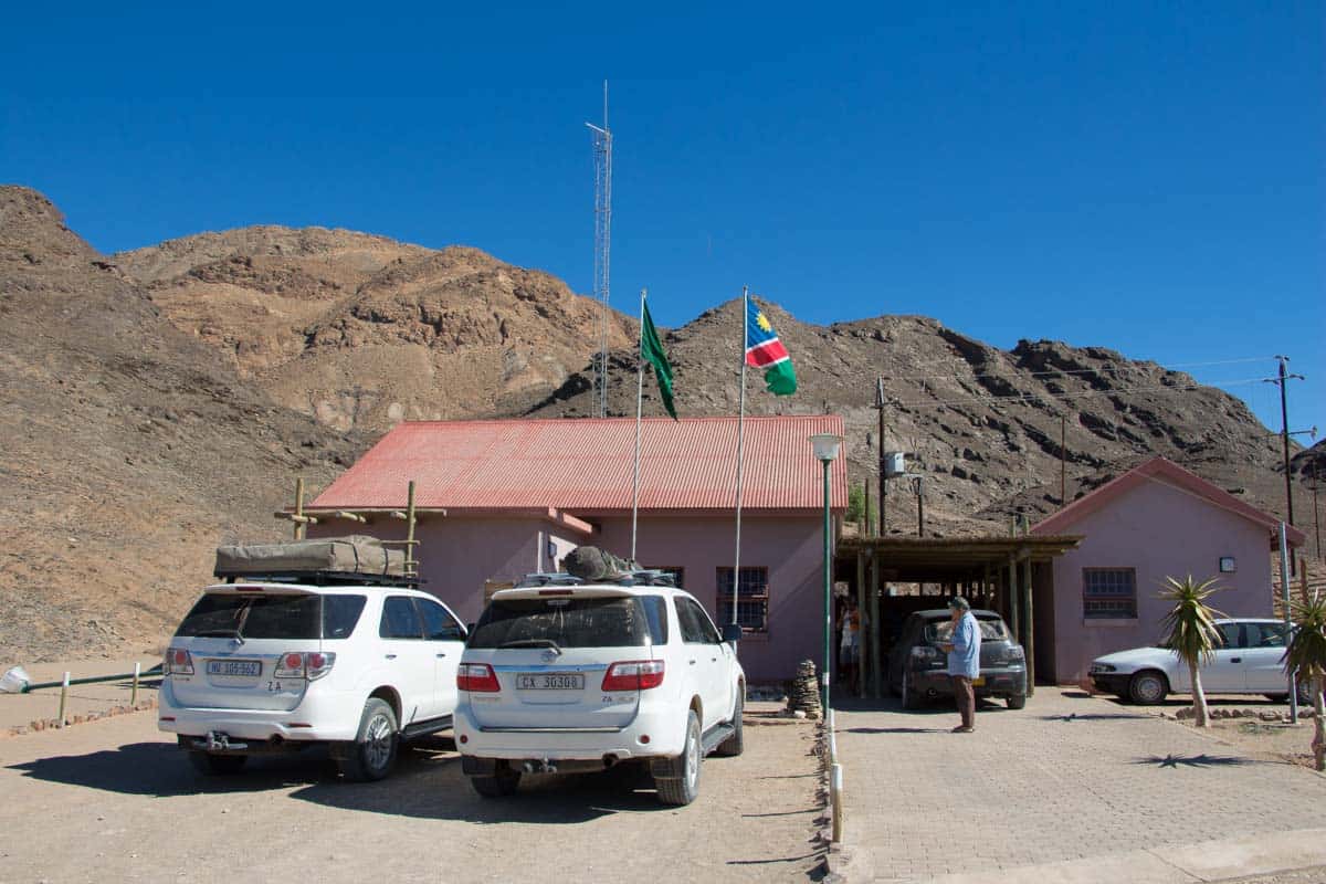 Grænsen mellem Sydafrika og Namibia