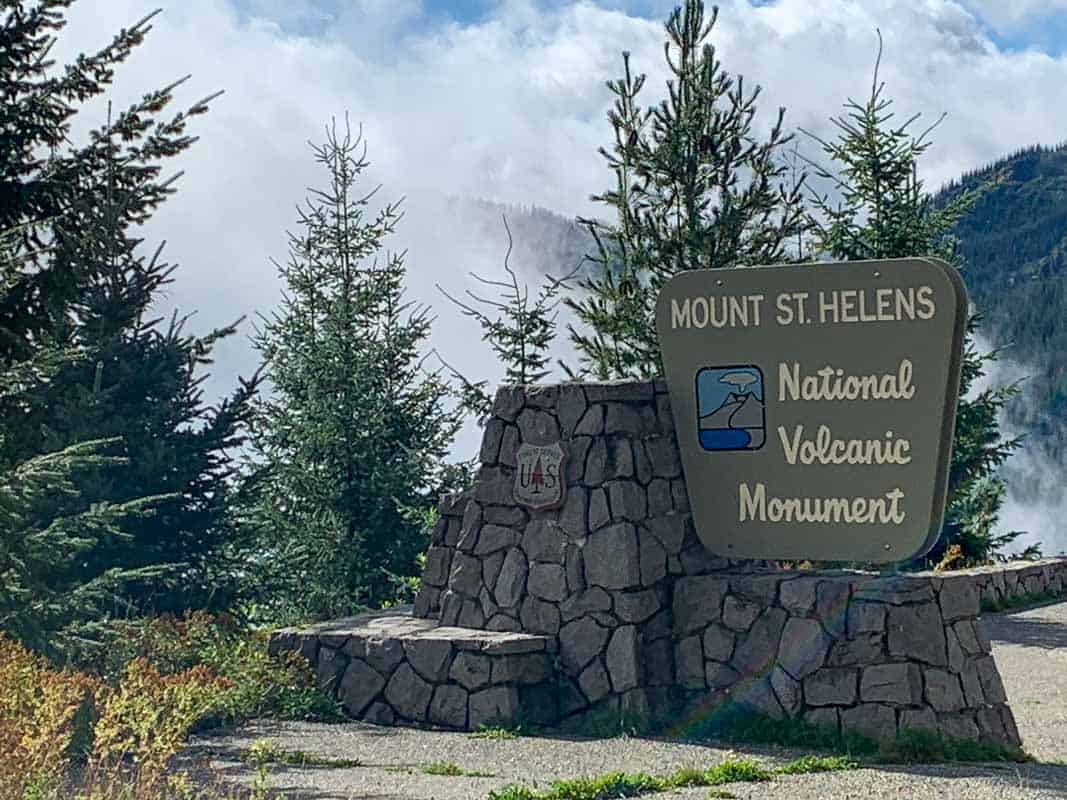 Den aktive vulkan Mount St. Helens – Washington, USA