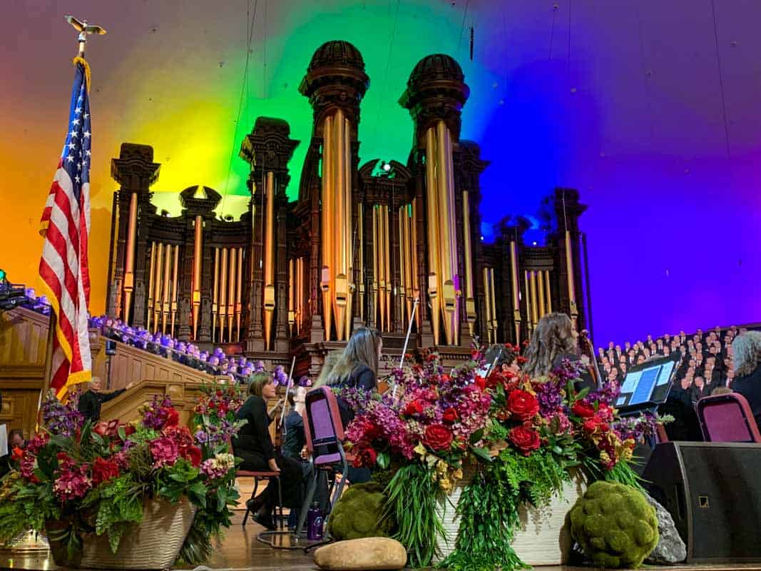 Koncert med mormonernes Tabernakelkor – Salt Lake City, USA