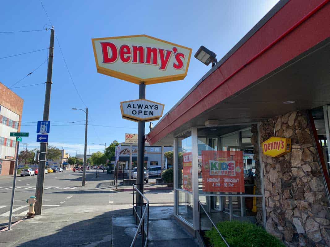 Anmeldelse af Denny's Restaurants - Las Vegas, USA