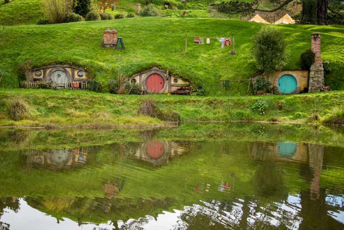 Filmkulissen Hobbiton movie set - Matamata, New Zealand