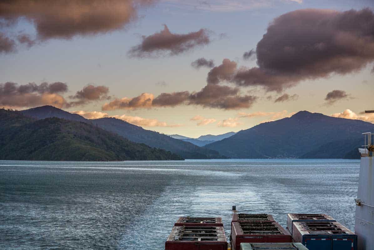 Færgen Picton - Wellington, New Zealand