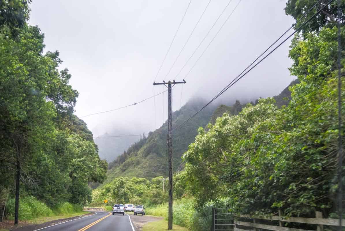 Iao Valley State Park med klippe nålen - Maui, Hawaii