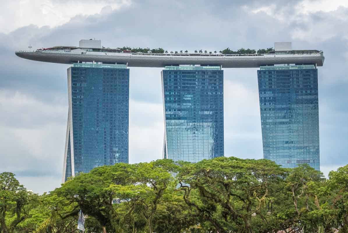 Marina Bay Sands er imponerende byggeri - Singapore
