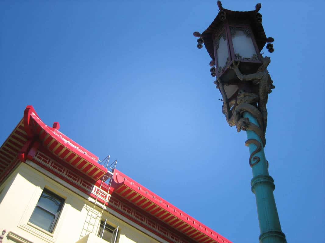 Chinatown en arkitektonisk oplevelse - San Francisco, USA