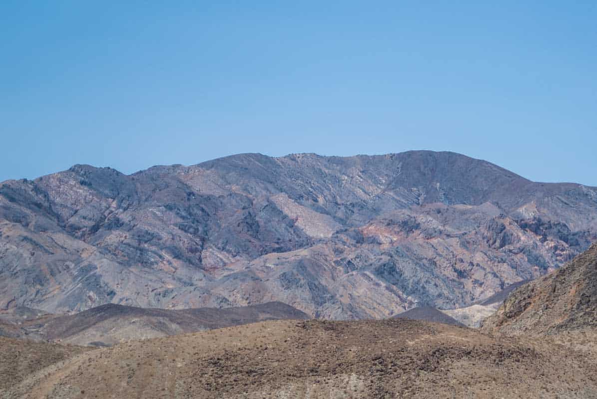 Death Valley National Park med sin ekstreme hede - Californien, USA