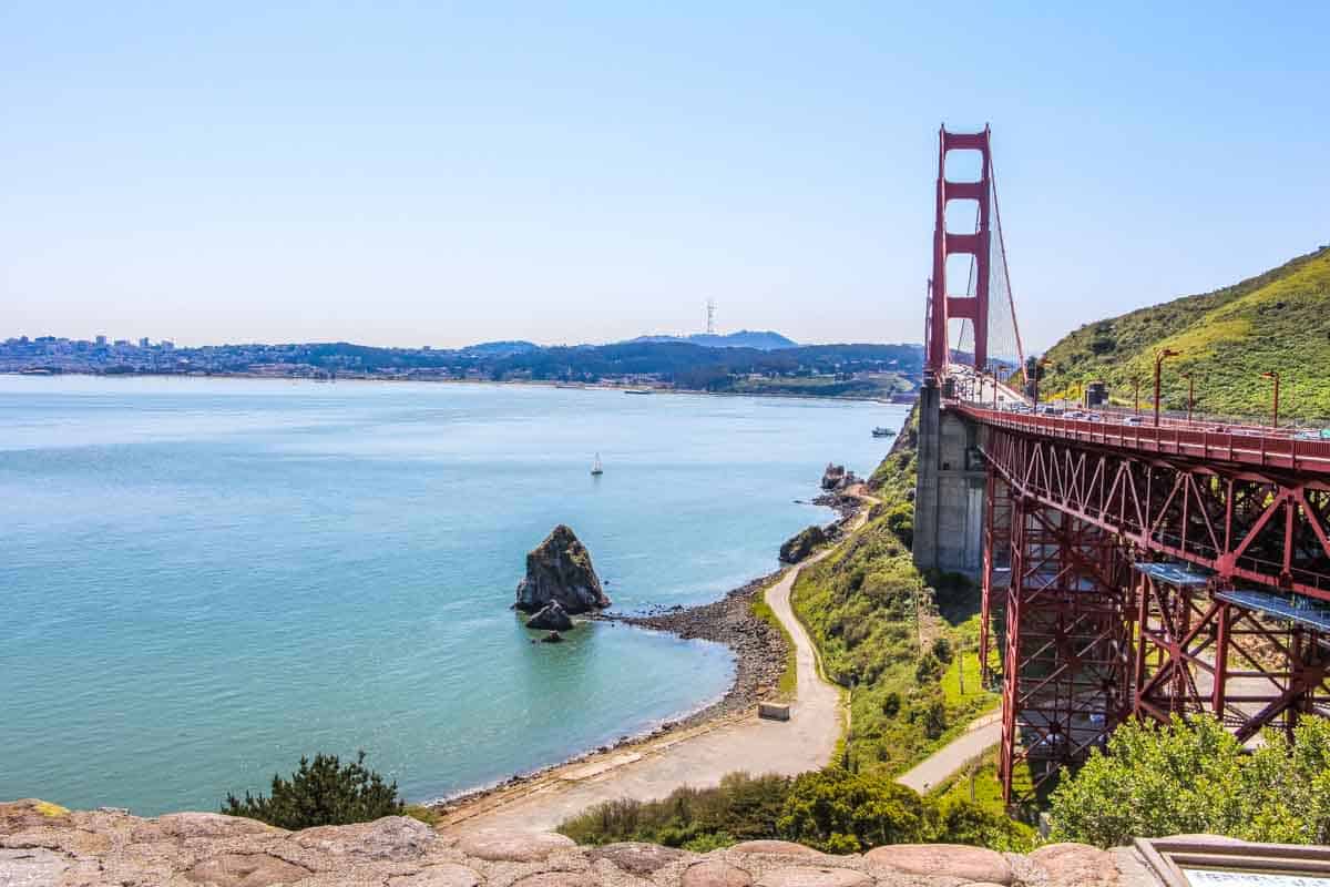 Golden Gate Bridge den ikoniske røde bro - San Francisco, USA