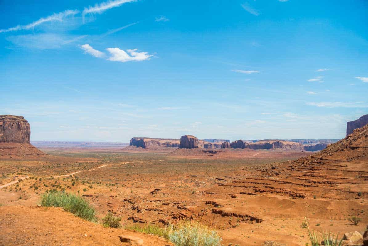 Monument Valley Navajo Tribal Park er som en westernfilm - Arizona, USA