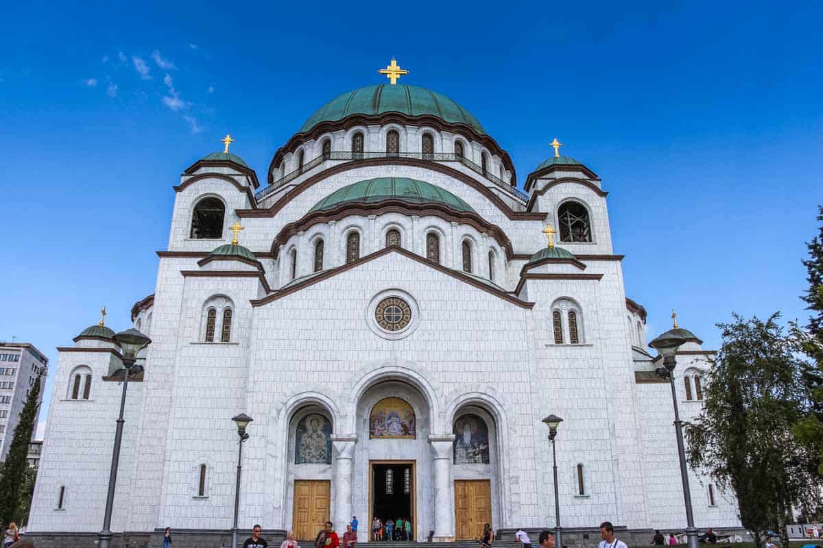 Saint Sava Tempel verdens største ortodokse kirke - Beograd, Serbien