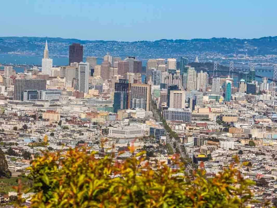 Twin Peaks med en fantastisk udsigt - San Francisco, USA