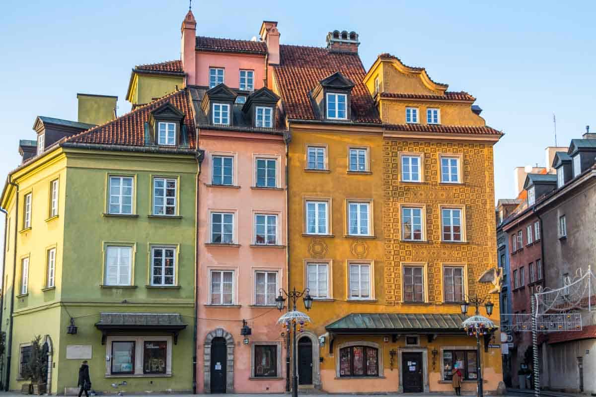 Stare Miasto den gamle bydel - Warszawa, Polen