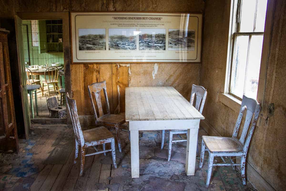 Bodie State Historic Park er en spøgelsesby - Californien, USA