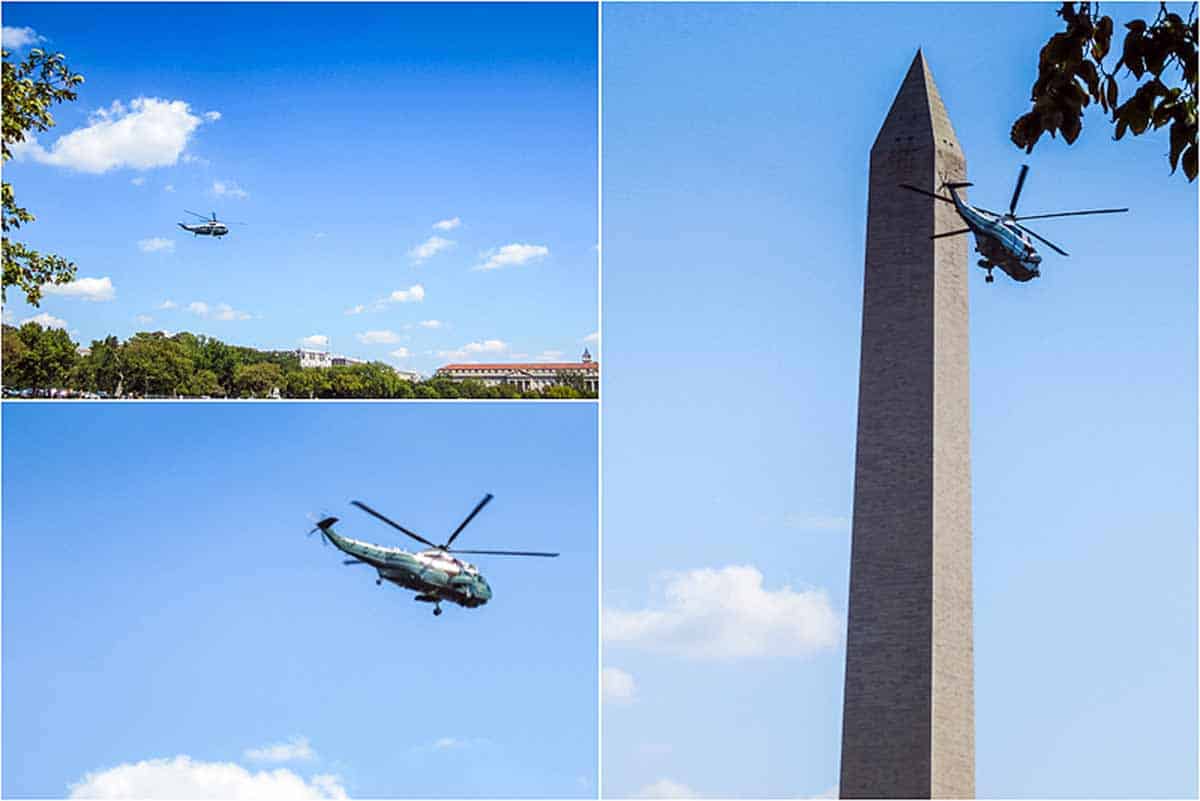 Det Hvide Hus og monumenterne - Washington D.C