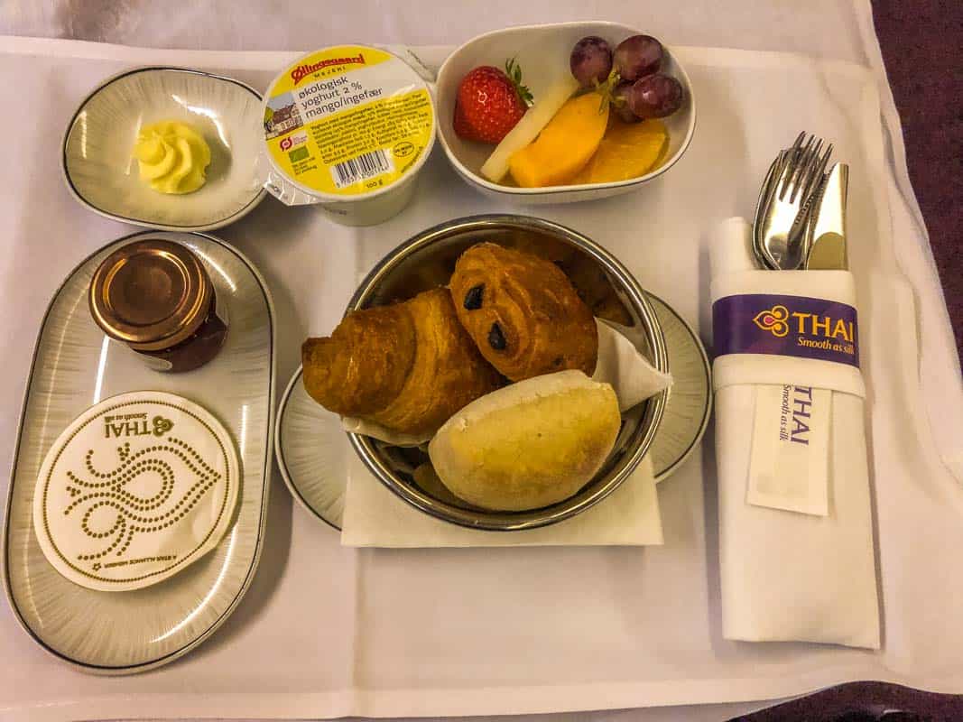 Anmeldelse af Royal Silk Class – Thai Airways