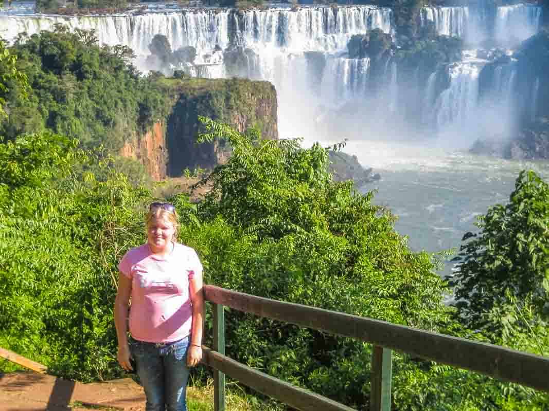 Igazu Falls imponerende vandfald - Brasilien