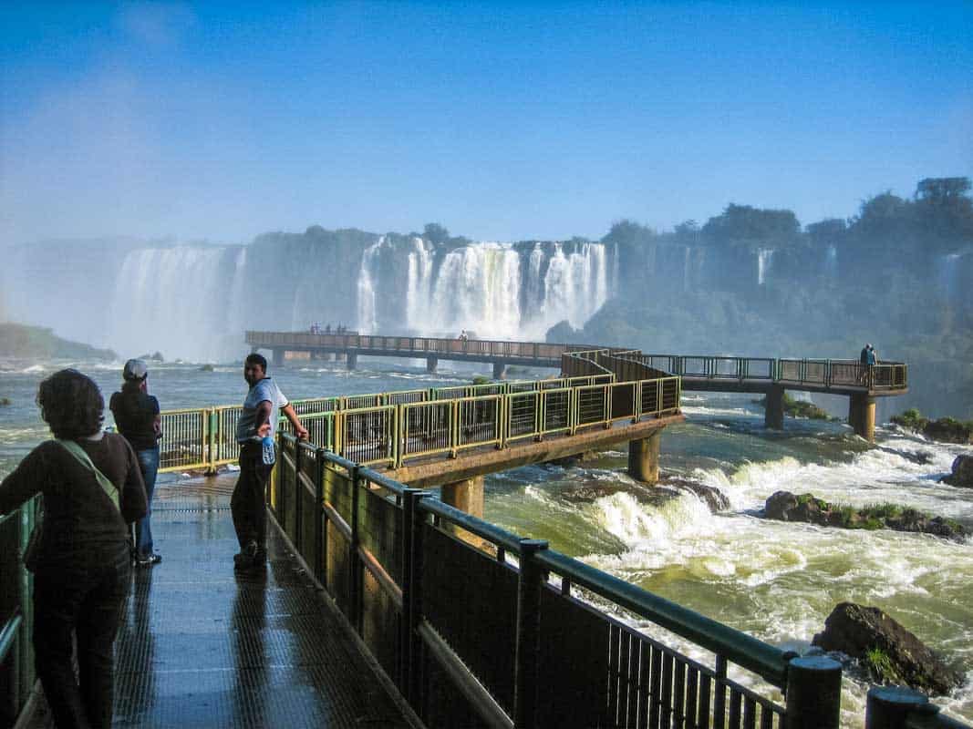 Igazu Falls imponerende vandfald - Brasilien