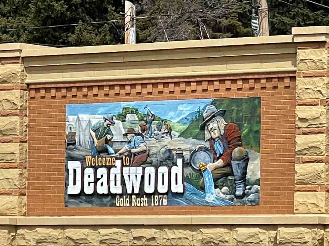 Deadwood den gamle mineby – South Dakota, USA