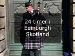 24 timer i Edinburgh - Skotland