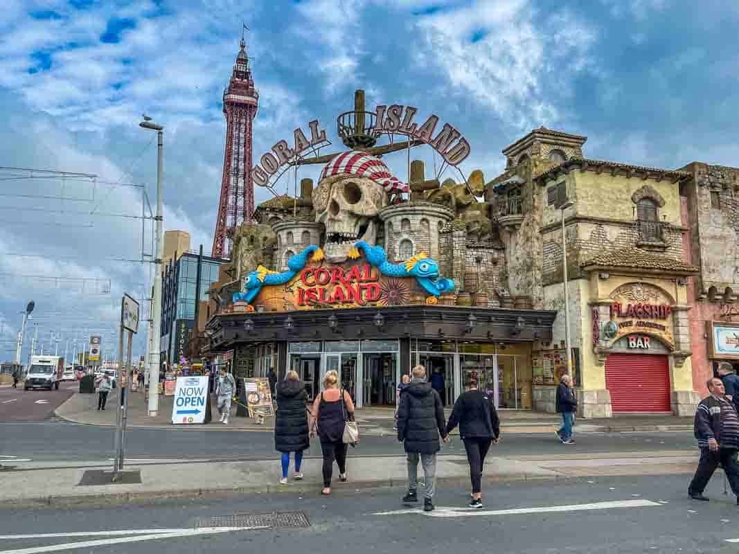 Forlystelsesbyen Blackpool - England