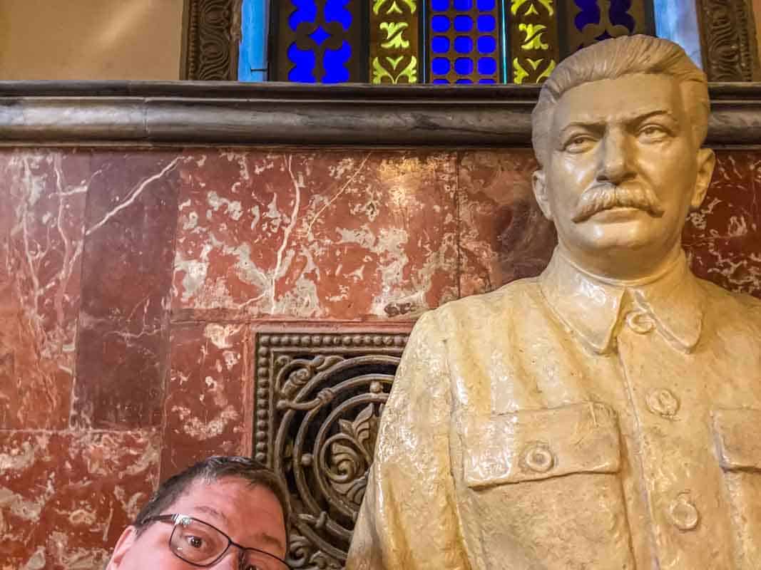 Stalin museet og grottebyen Uplistsikhe - Gori, Georgien