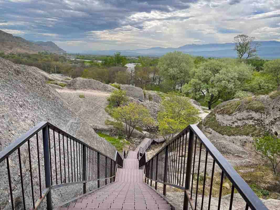 Stalin museet og grottebyen Uplistsikhe - Gori, Georgien