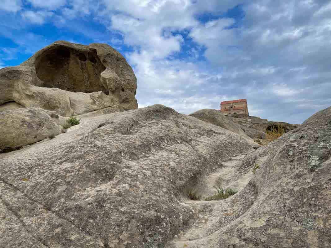 Stalin museet og grottebyen Uplistsikhe - Gori, Georgien