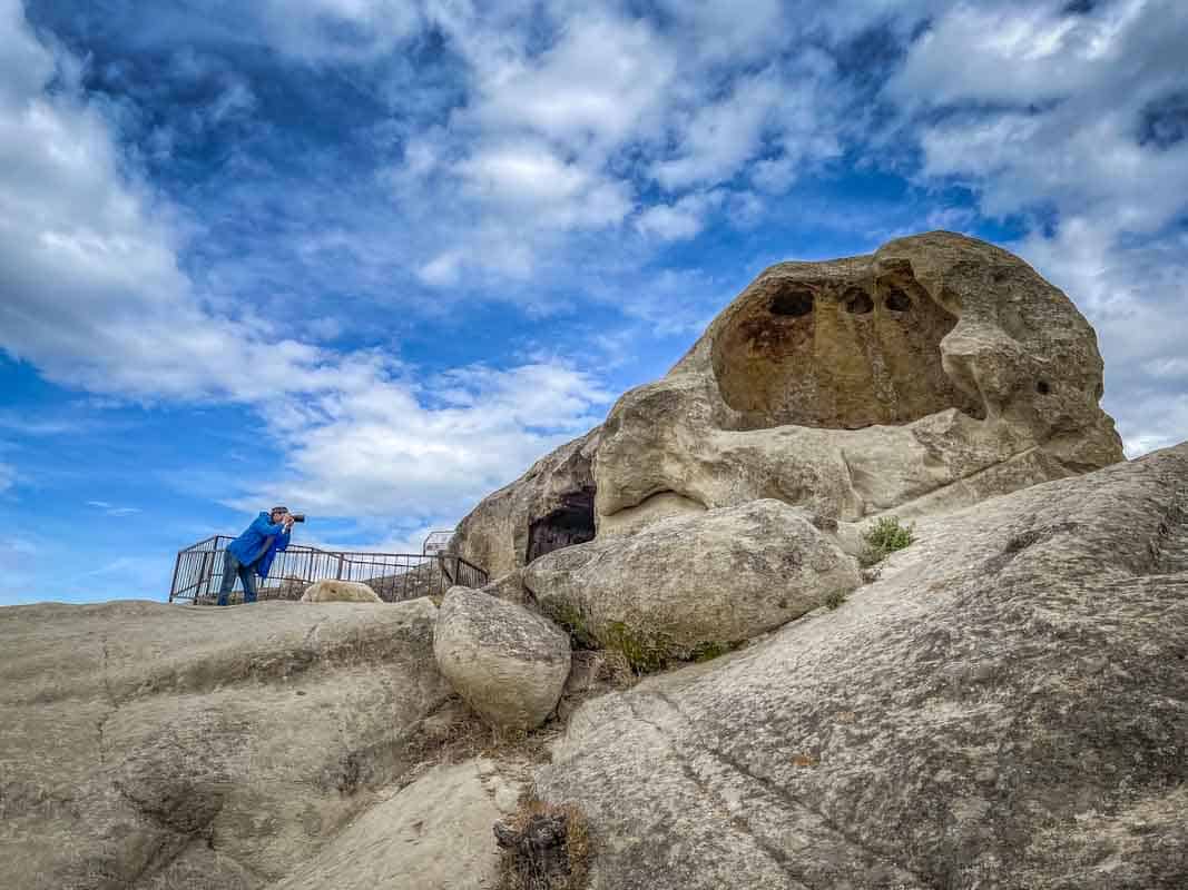 Stalin museet og grottebyen Uplistsikhe - Gori, Georgien