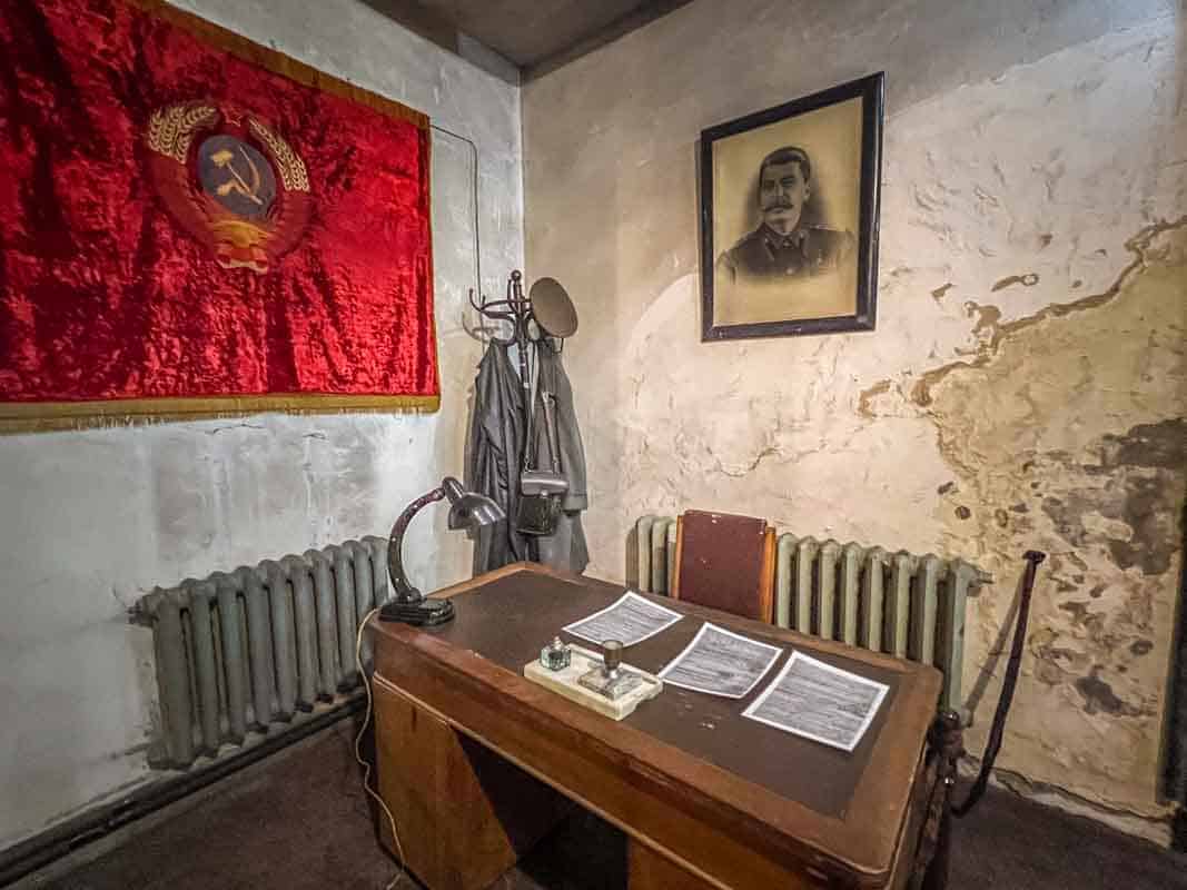 Stalin museet og grottebyen Uplistsikhe - Gori, Georgien