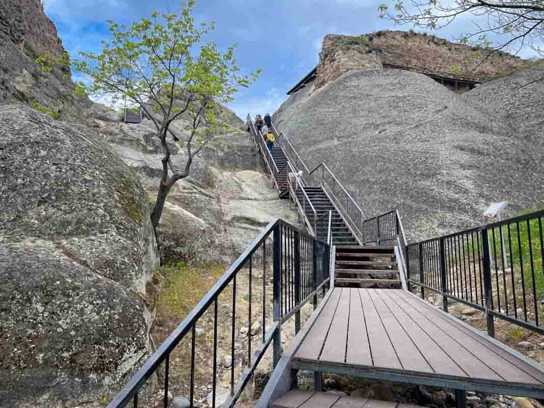 Stalin museet og grottebyen Uplistsikhe - Gori, Georgien