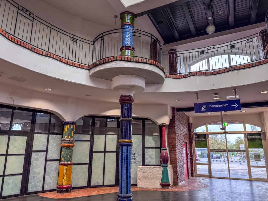 Hundertwassers banegård – Uelzen, Tyskland