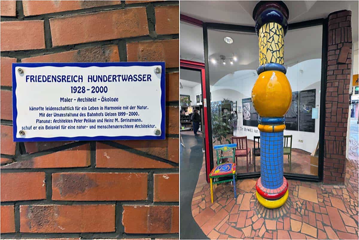 Hundertwassers banegård – Uelzen, Tyskland