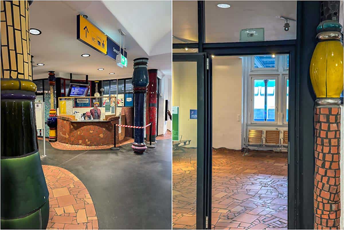 Hundertwassers banegård – Uelzen, Tyskland